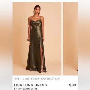 Lisa Long Dress size Small brand new with tags
